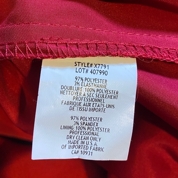 ✨HP✨DREAM MERMAID SATIN Ruffled Dream Dress Melanie Lynne Flattering Size 0 - Picture 8 of 16